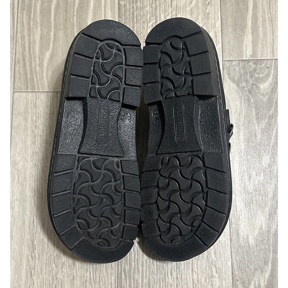 Birkenstock Black Slip-On Loafers with Silver Buckles - Picture 8 of 8